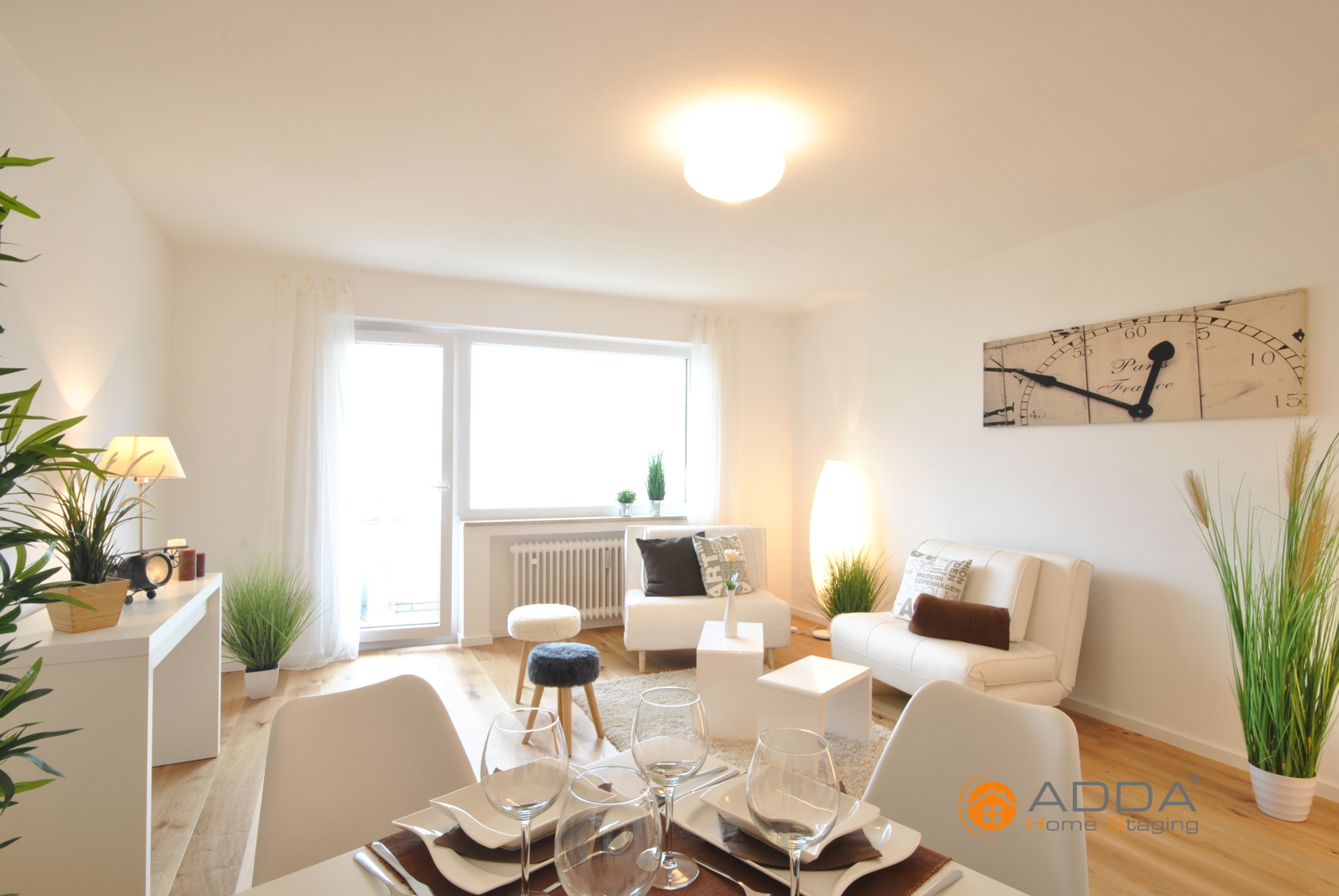 Wohnzimmer nach ADDA Homestaging #raumgestaltung ©ADDA Homestaging