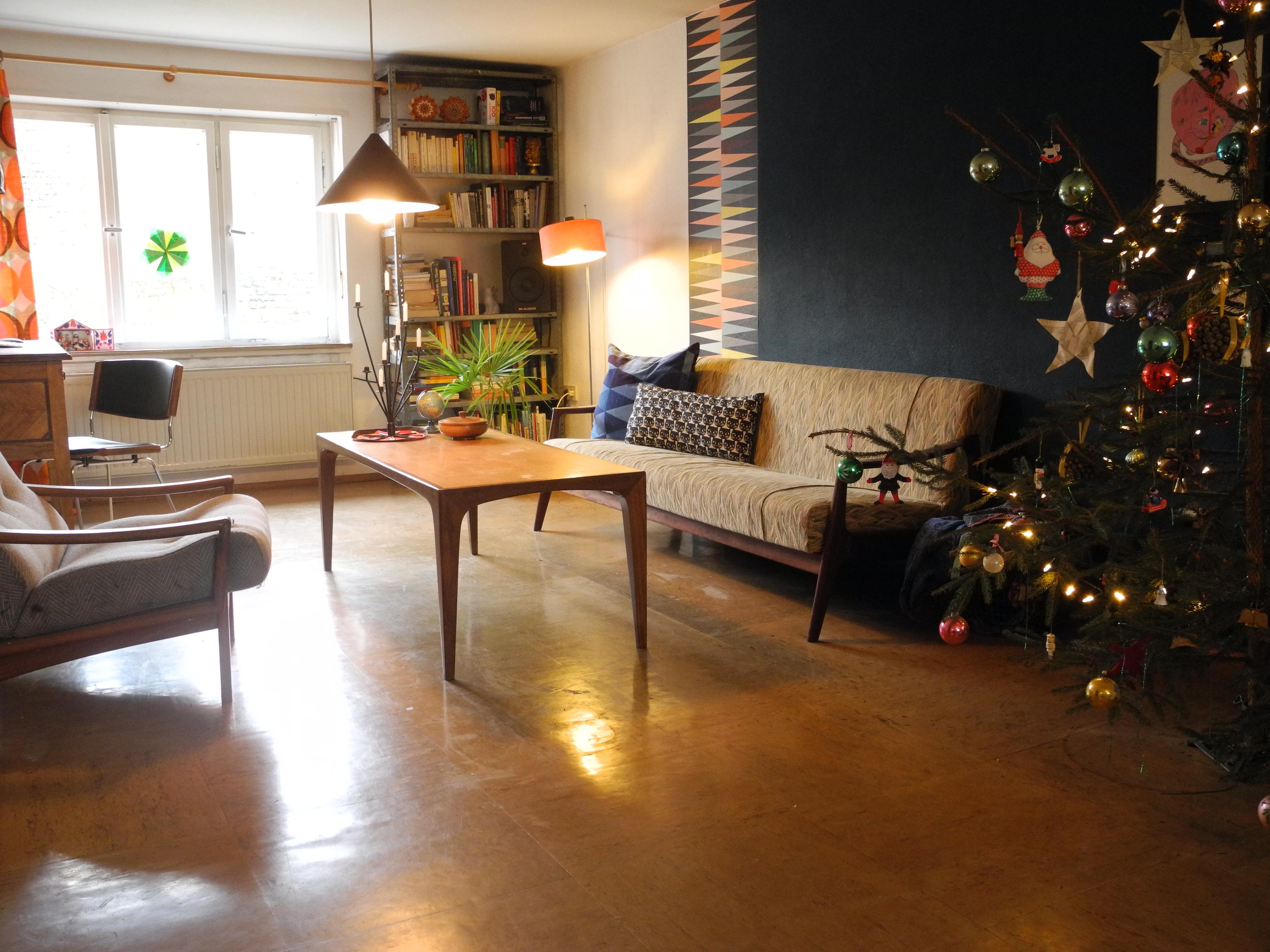 Wohnzimmer ...noch weihnachtlich dekoriert!