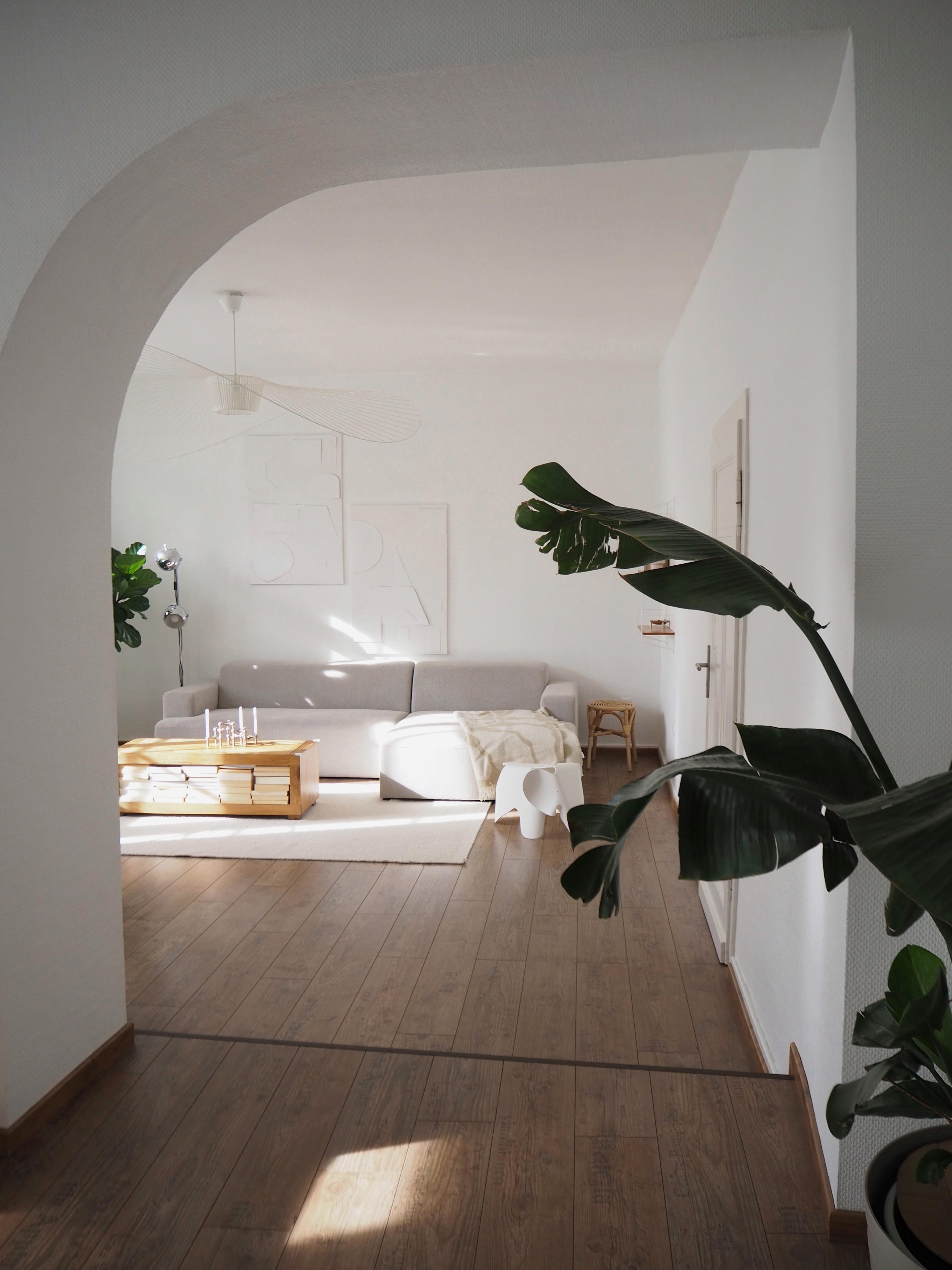 #wohnzimmer #rundbogen #altbauliebe #sofaecke #scandistyle #japandi #hygge #wohnzimmerinspo #couch #pflanzen #westerwald