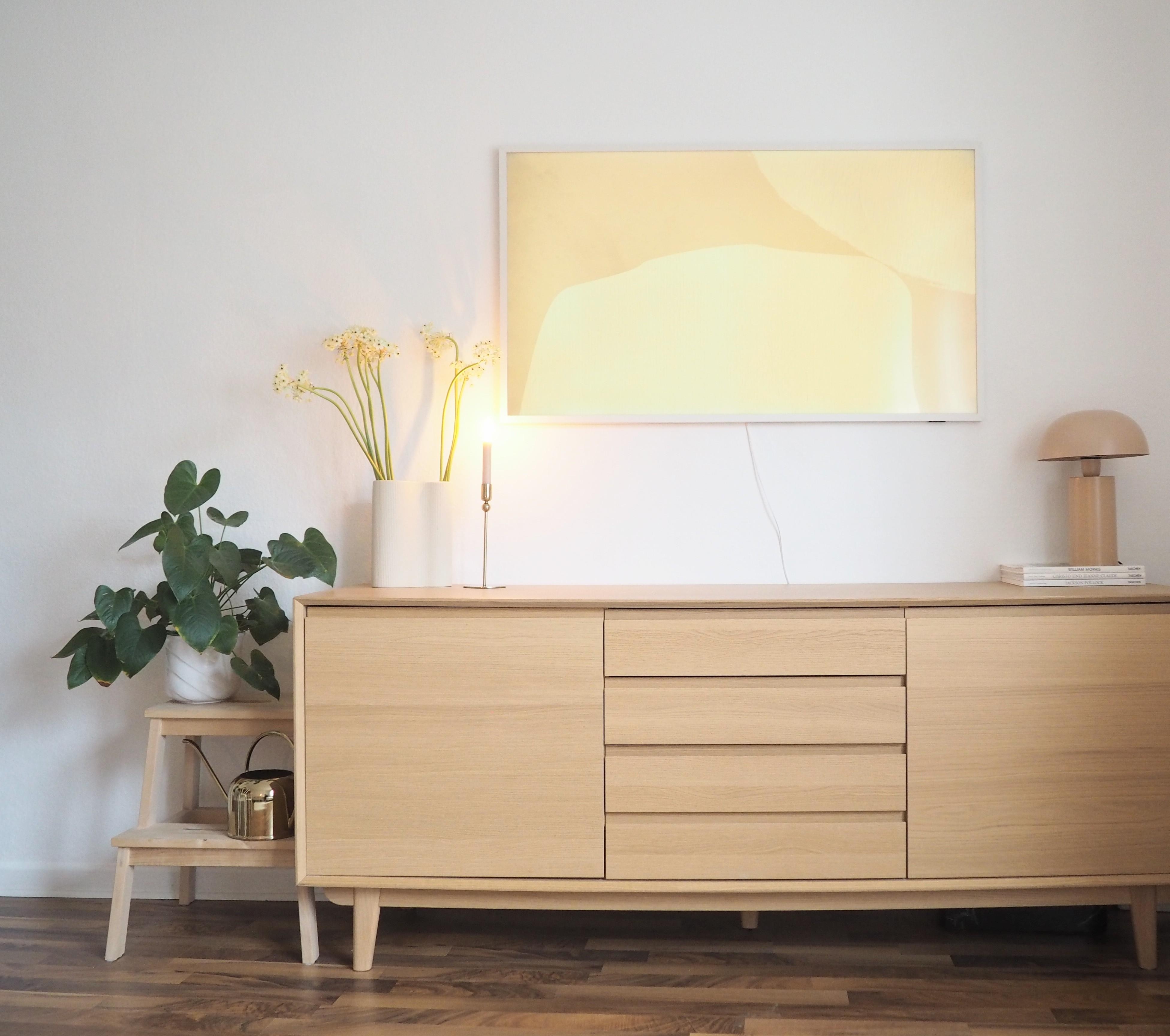 #wohnzimmer #tvmöbel #skandi #hygge #zimmerpflanze #naturtöne #couchstyle #couchliebt