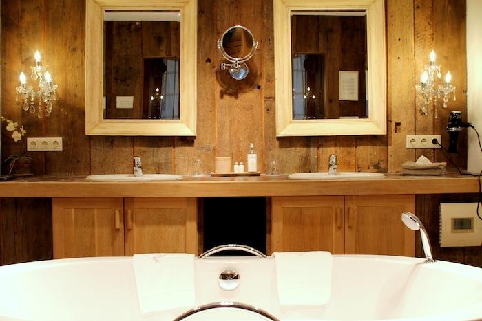 Wunderschönes Bad in der Landhaus Suite im Bleiche Resort & Spa