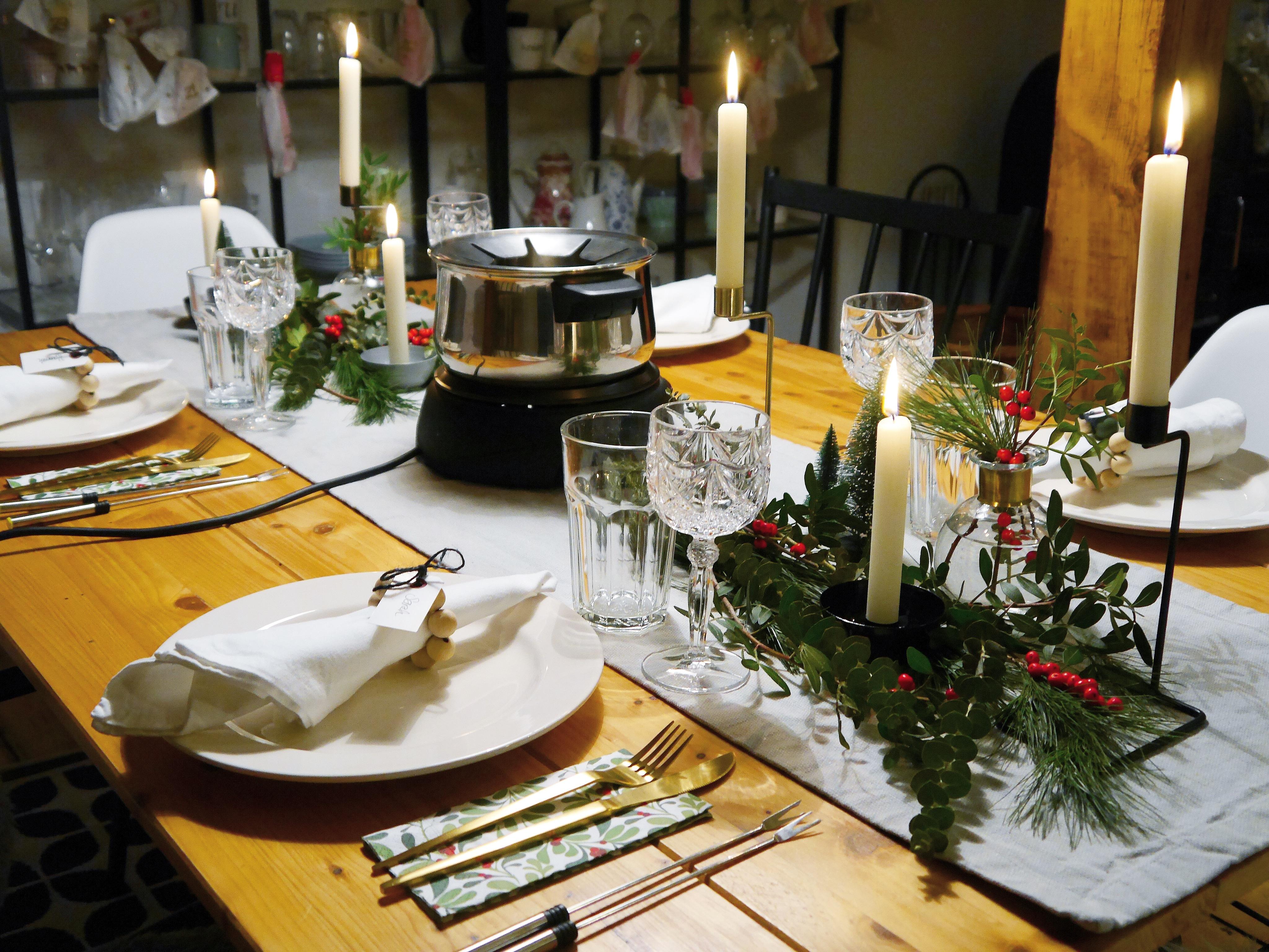#xmasdeko #dekoliebe 2.0 wir haben testweise schonmal für Heiligabend dekoriert - Tischdeko #julafton