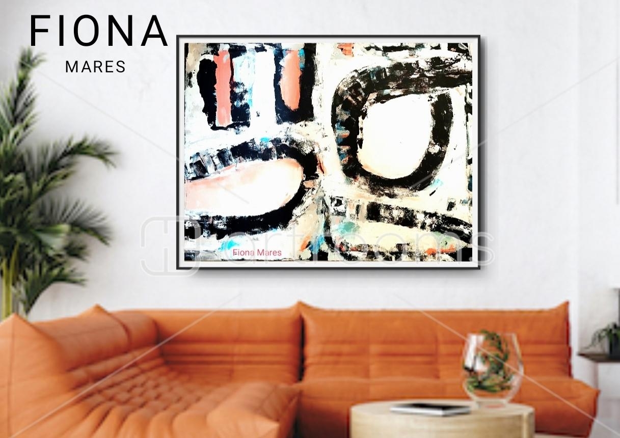 YEAH!! That ́s art!!
From Fiona Mares, artist from El Gouna in Egypt.
ABSTRACT modern wall art, elegant in black & white!