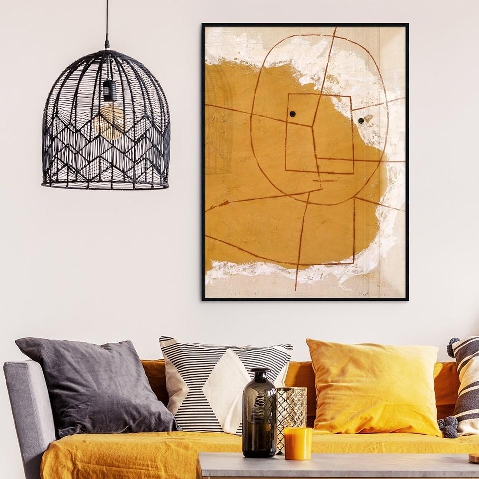 Zeitlos und elegant: Acrylglasbild "Eine, die versteht", Engel von Paul Klee.
#wohnzimmer #abstraktekunst #posterlounge