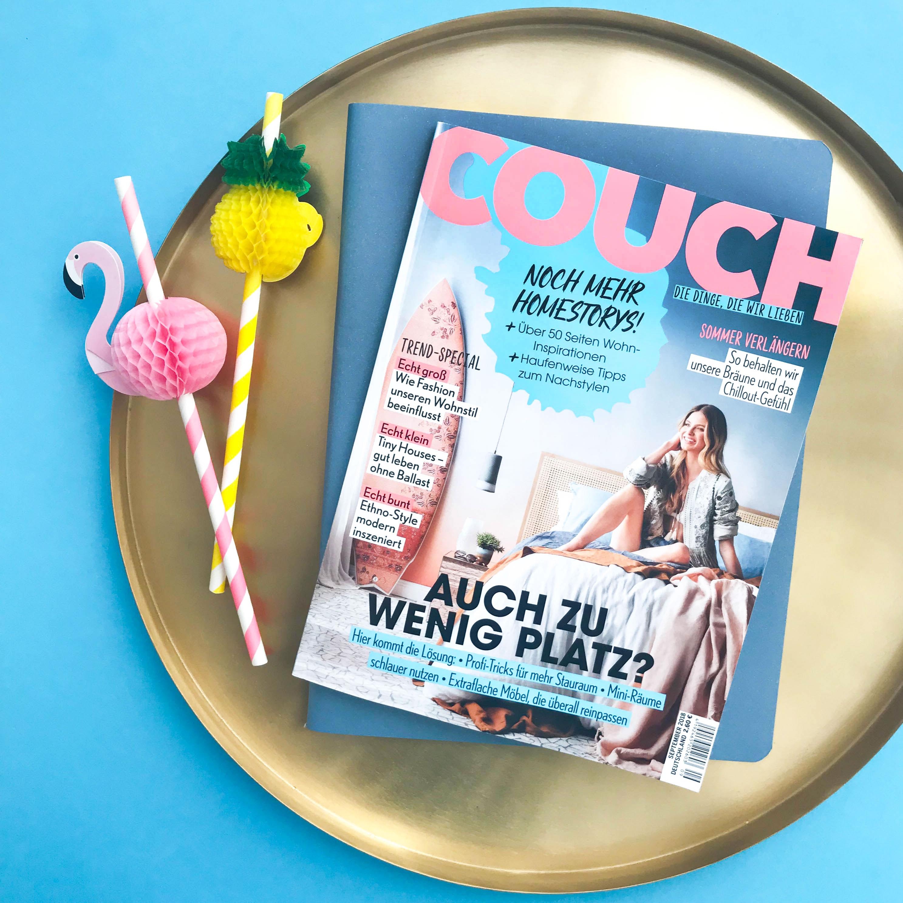 Zu wenig Platz? In der neuen COUCH zeigen wir clevere Ideen für Mini-Räume – ab heute am Kiosk! #couchmagazin #couchabo