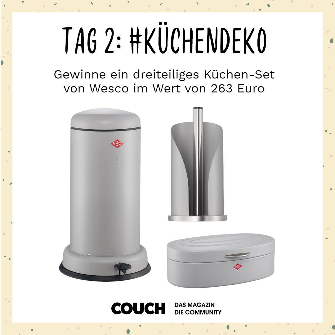 Zum Hashtag #küchendeko gibt's dieses tolle Set von Wesco zu gewinnen!😍 Wir freuen uns auf eure Ideen! #livingchallenge